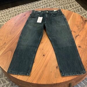 ✅ New Zara Men's Dark Blue jeans size 32